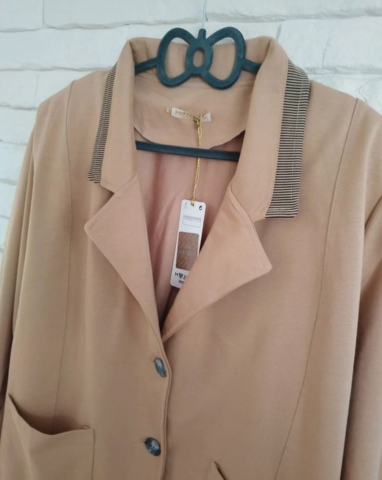 Myzem bawełniana sportowa marynarka żakiet plus size xxxl 46 48