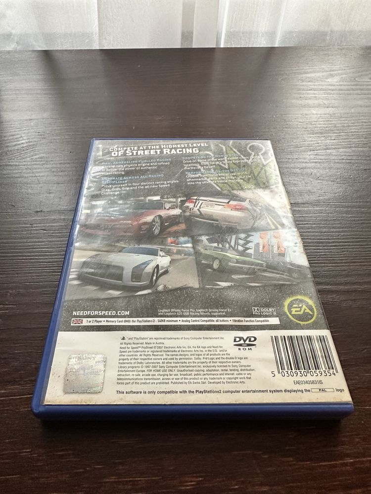 PS2 Need For Speed ProStreet