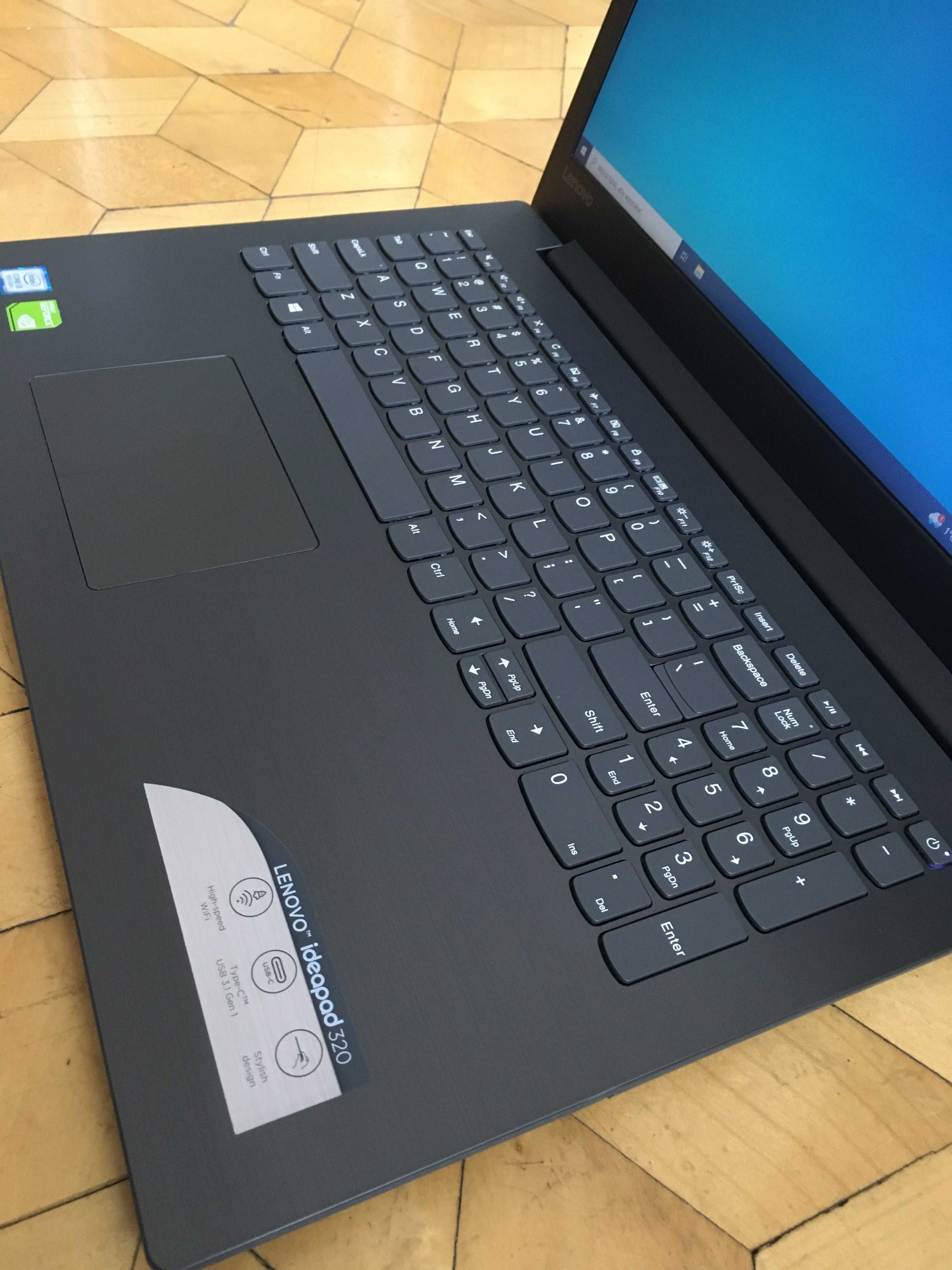 Laptop Lenovo Intel i3-8th.DDR4-12Gb SSD+HDD GeForce Jak Nowy!!