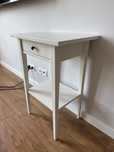 IKEA HEMNES - biały stolik nocny wysoki - 2 sztuki
