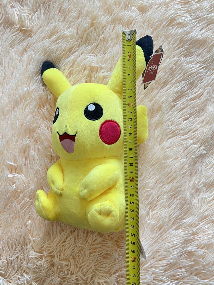М'яка іграшка Покемон Пікачу - 25 см Плюшевый Пикачу