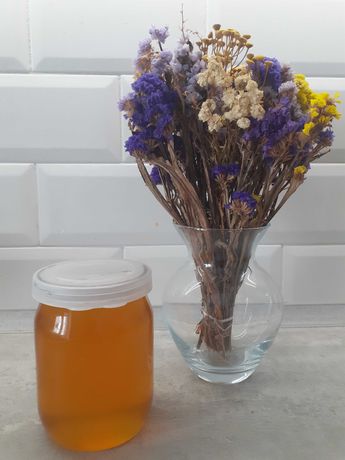 Мед свіжовикачаний екологічний (гречка+сонях, а також липовий)