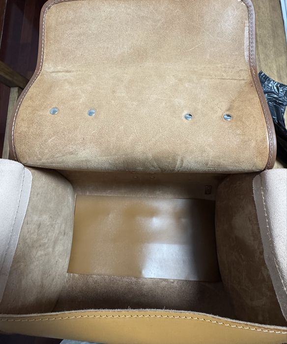 Vespa mala em couro original