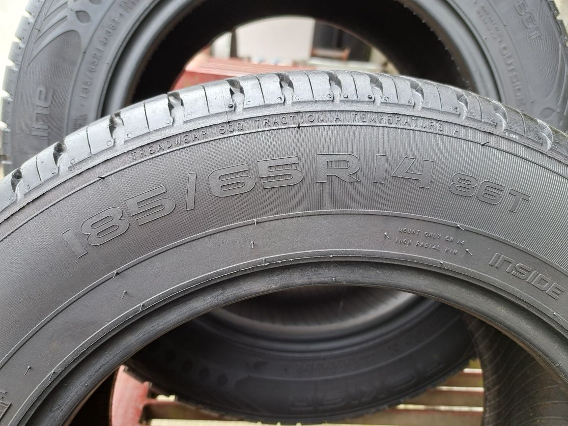 4 Opony letnie 185/65 R14 Nokian Montaż i wyważanie Gratis!