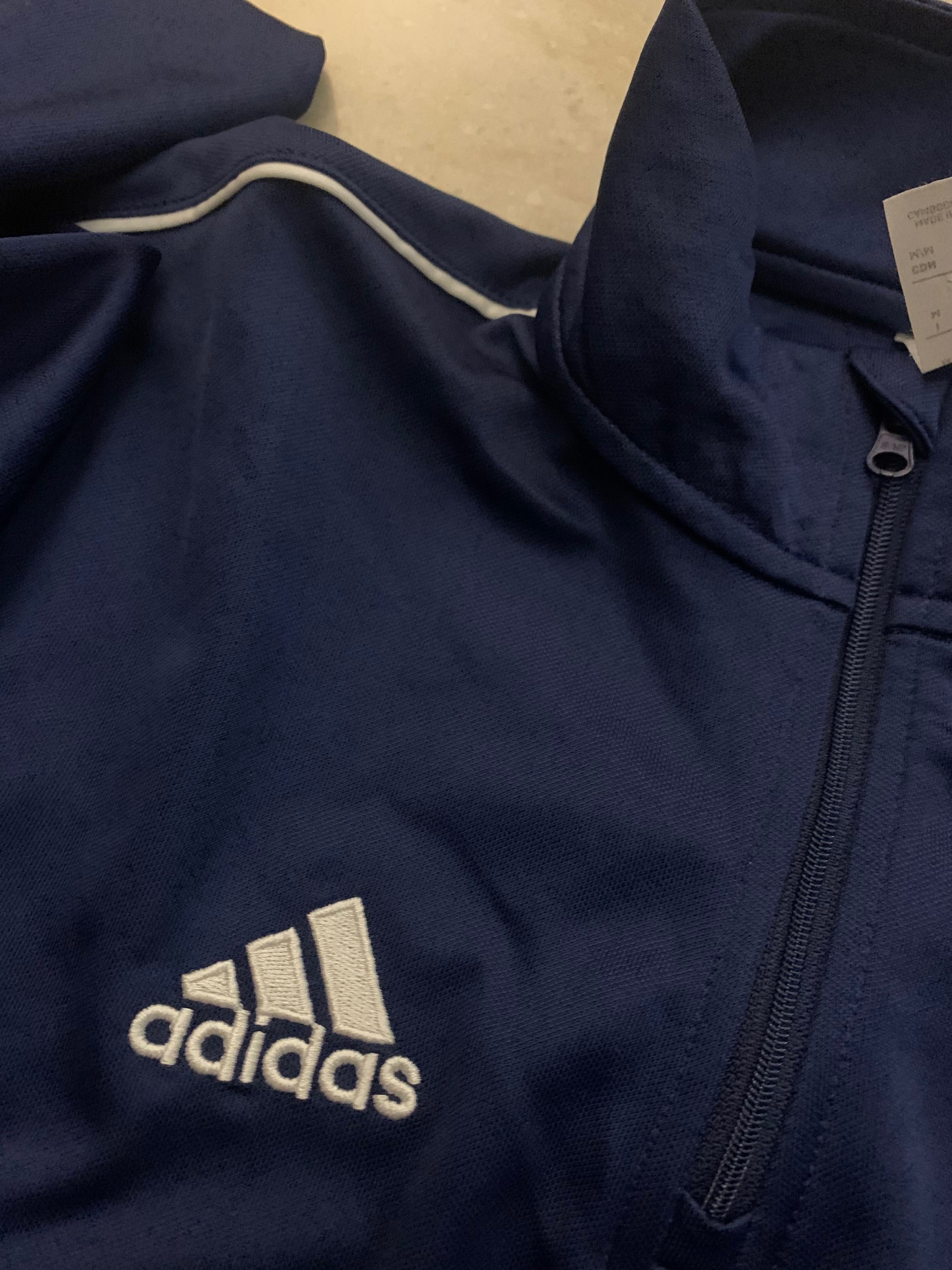 Adidas AeroReady sportowa granatowa bluza męska stójka r. M , jak nowa
