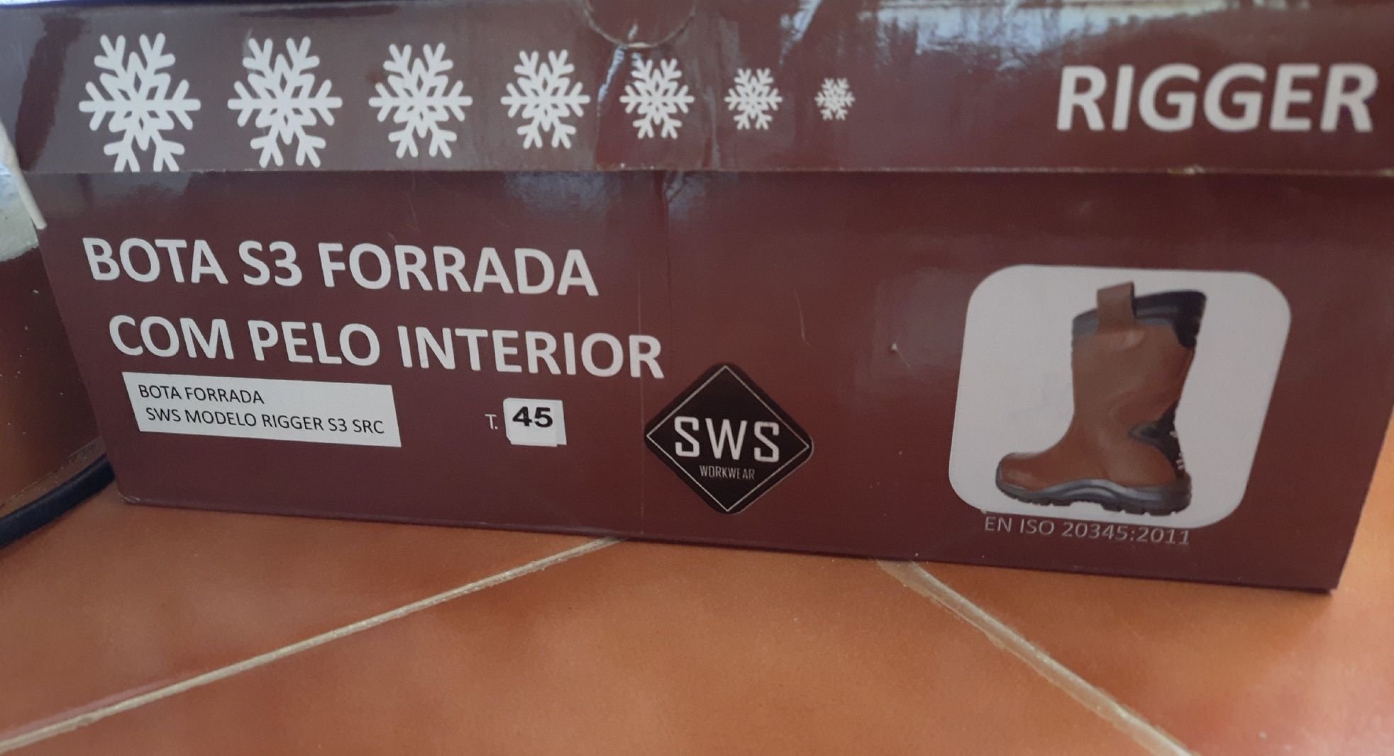 Botas de inverno para trabalho
