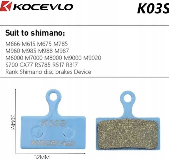 Klocki hamulcowe metaliczne Shimano XT BR-M8000 BR-M785 ALFINE DEORE