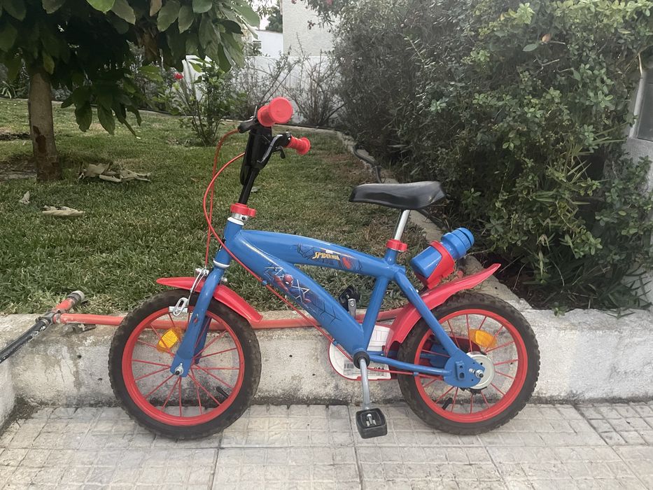 Bicicleta criança menino Homem aranha roda 14’’