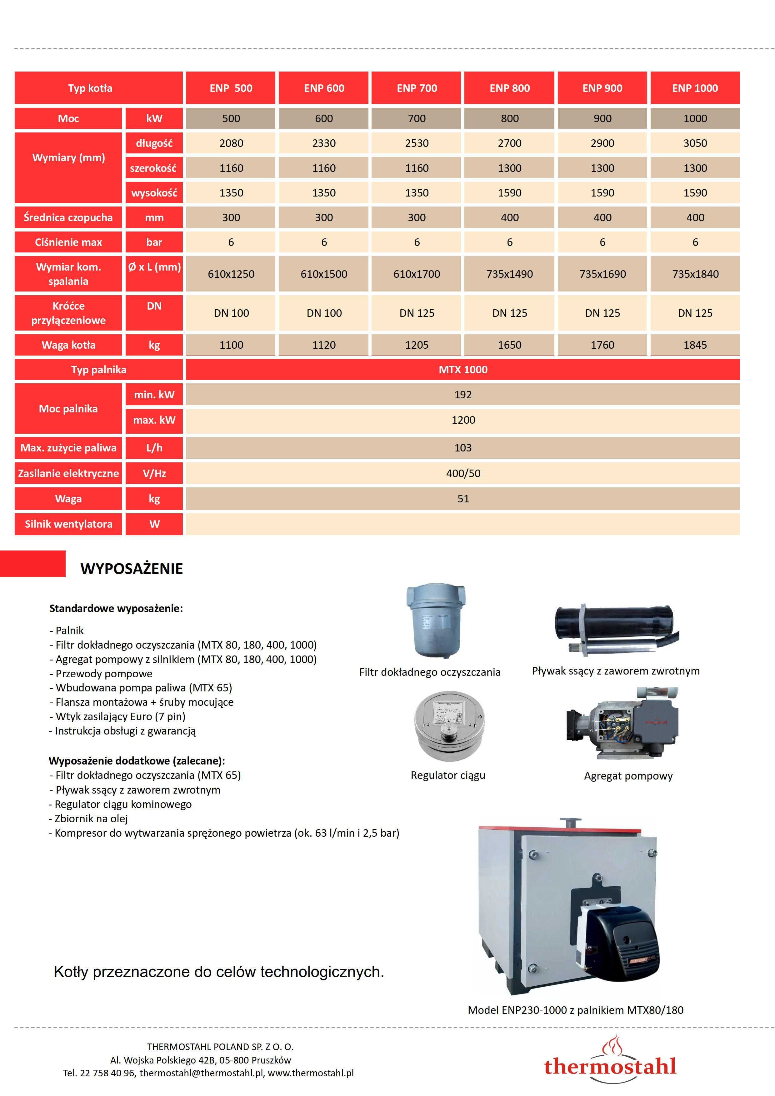 Kocioł CO multioil 70-90kW hala magazyn serwis zakład