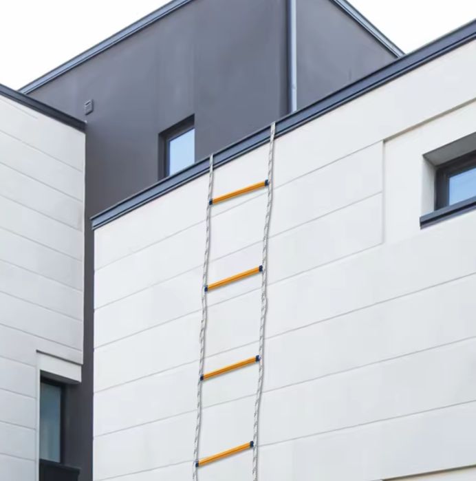 Escada Portátil de Emergência 4m – Leve, Forte e Pronta a Usar