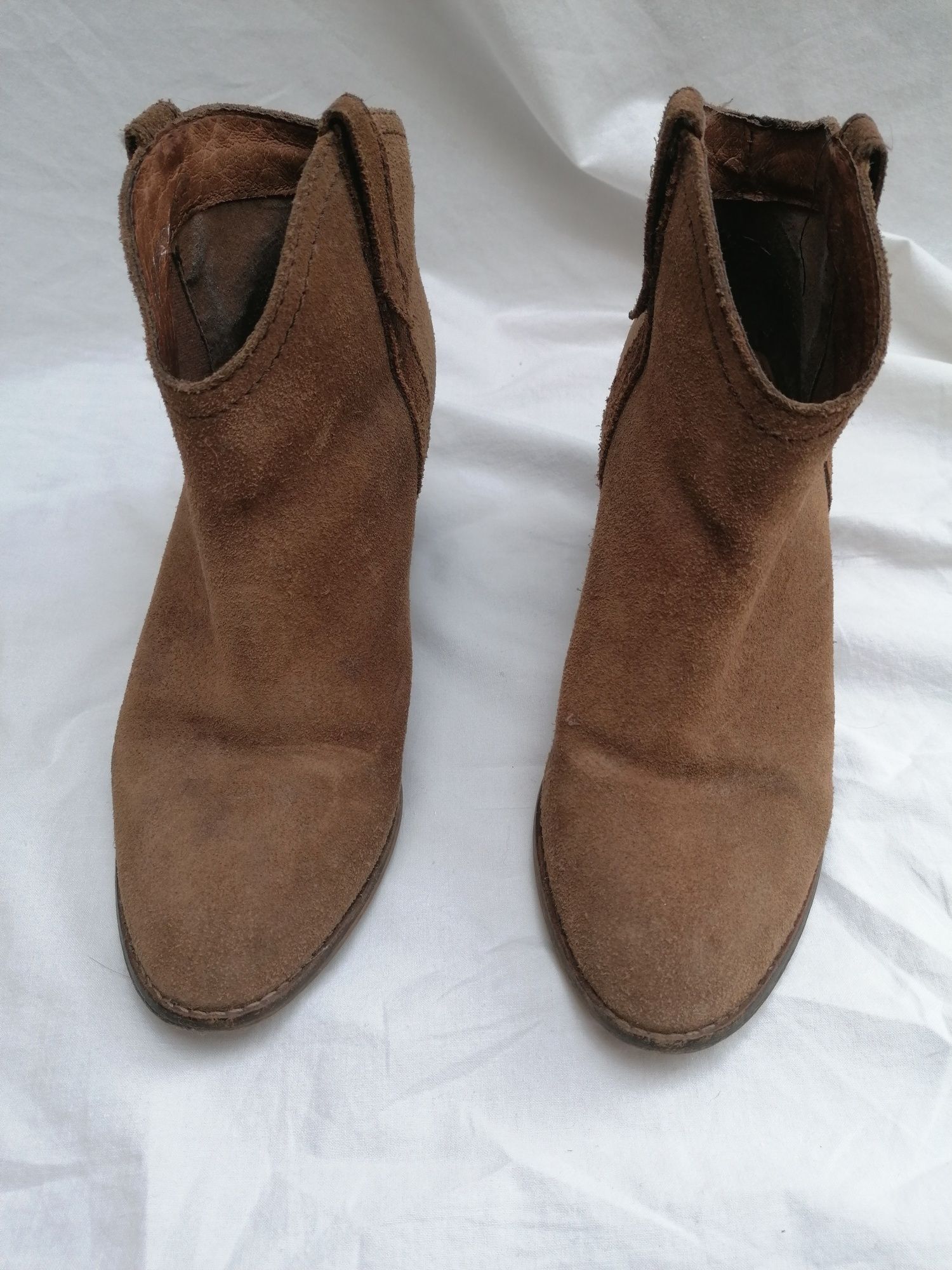 Botas Castanho de estilo cowboy