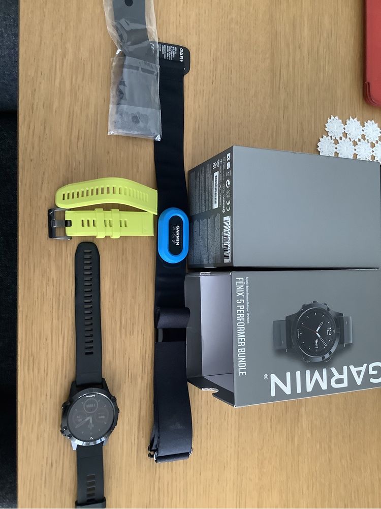 garmin fenix 5 sapphire performer+Pasek