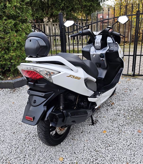 Skuter Daelim S300 11 tys.km 2016r. Keyless! Wtrysk LED Biała perła!