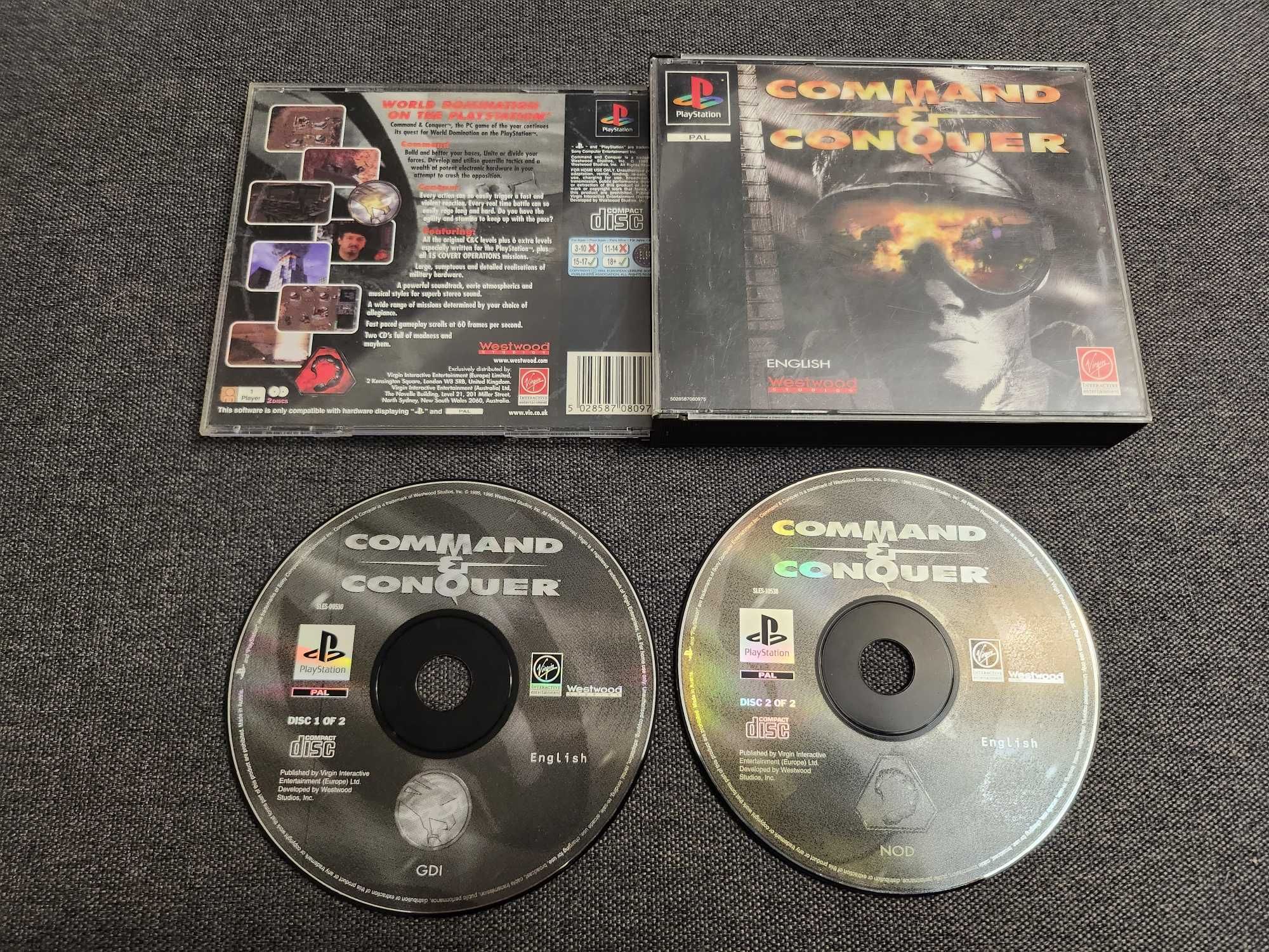 PS One Command & Conquer Angielska PSX PS One Double Box