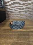 LV Louis Vuitton 115cm Pasek do spodni NOWY czarny w kratkę