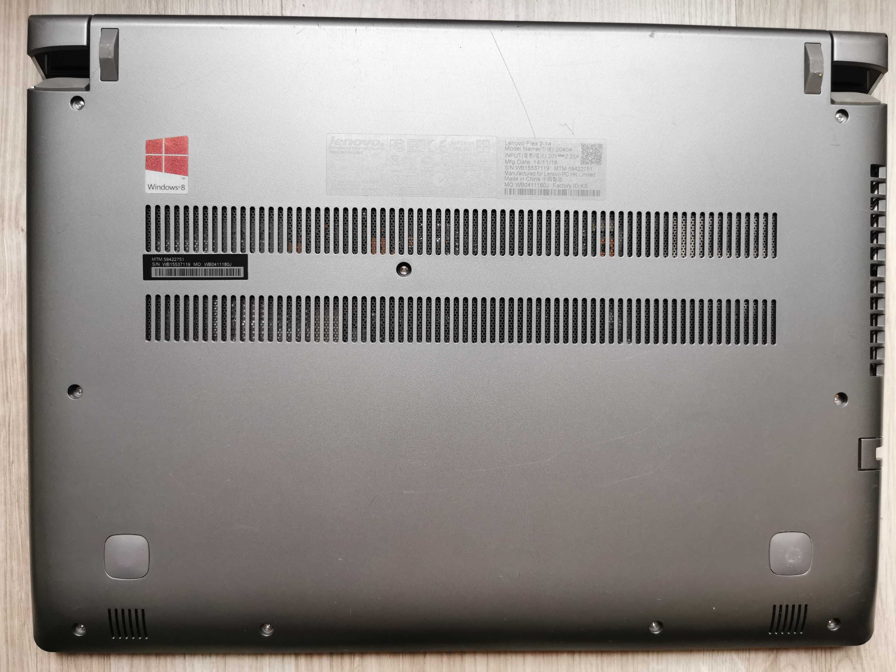 Dotykowy Laptop Lenovo Flex 2 14" i5-4210U / 6GB RAM / 500GB SSD