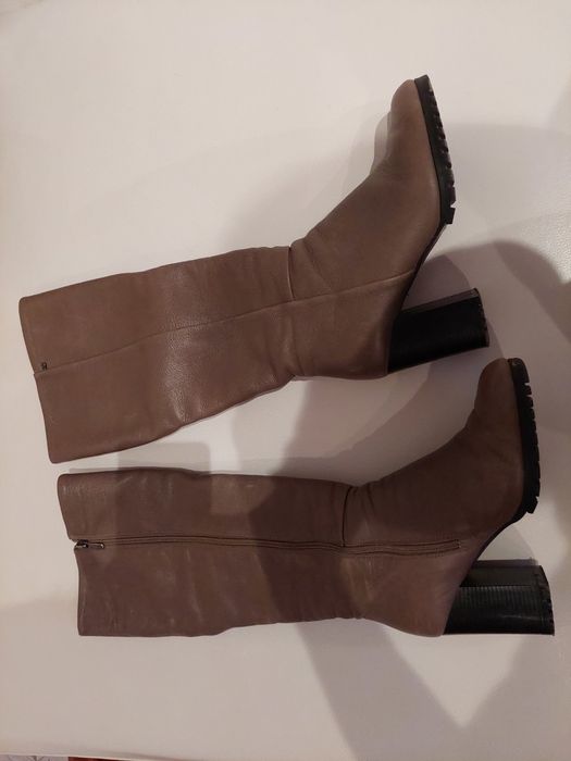 жіночі шкіряні чоботи єврозима