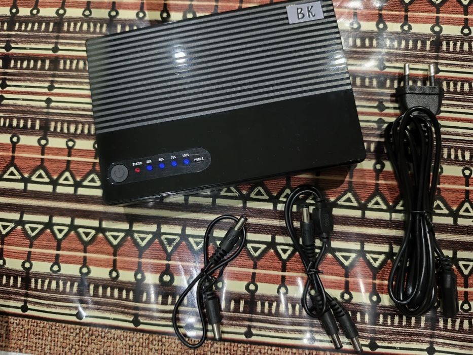 ИБП для роутера, модема UPS 14000 mAh 18W, 5V/9V/12V,Упс бесперебойник