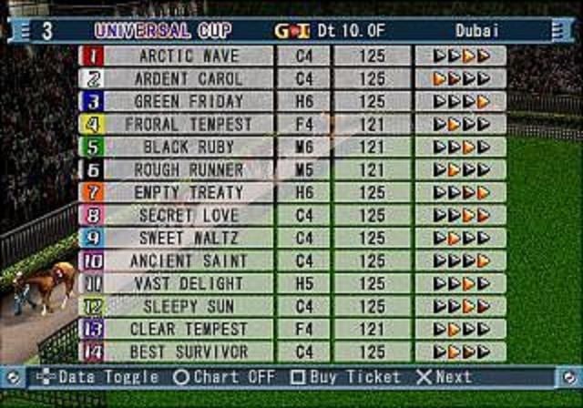 Jogo Gallop Racer 2 Ano 1997--Tecmo-original