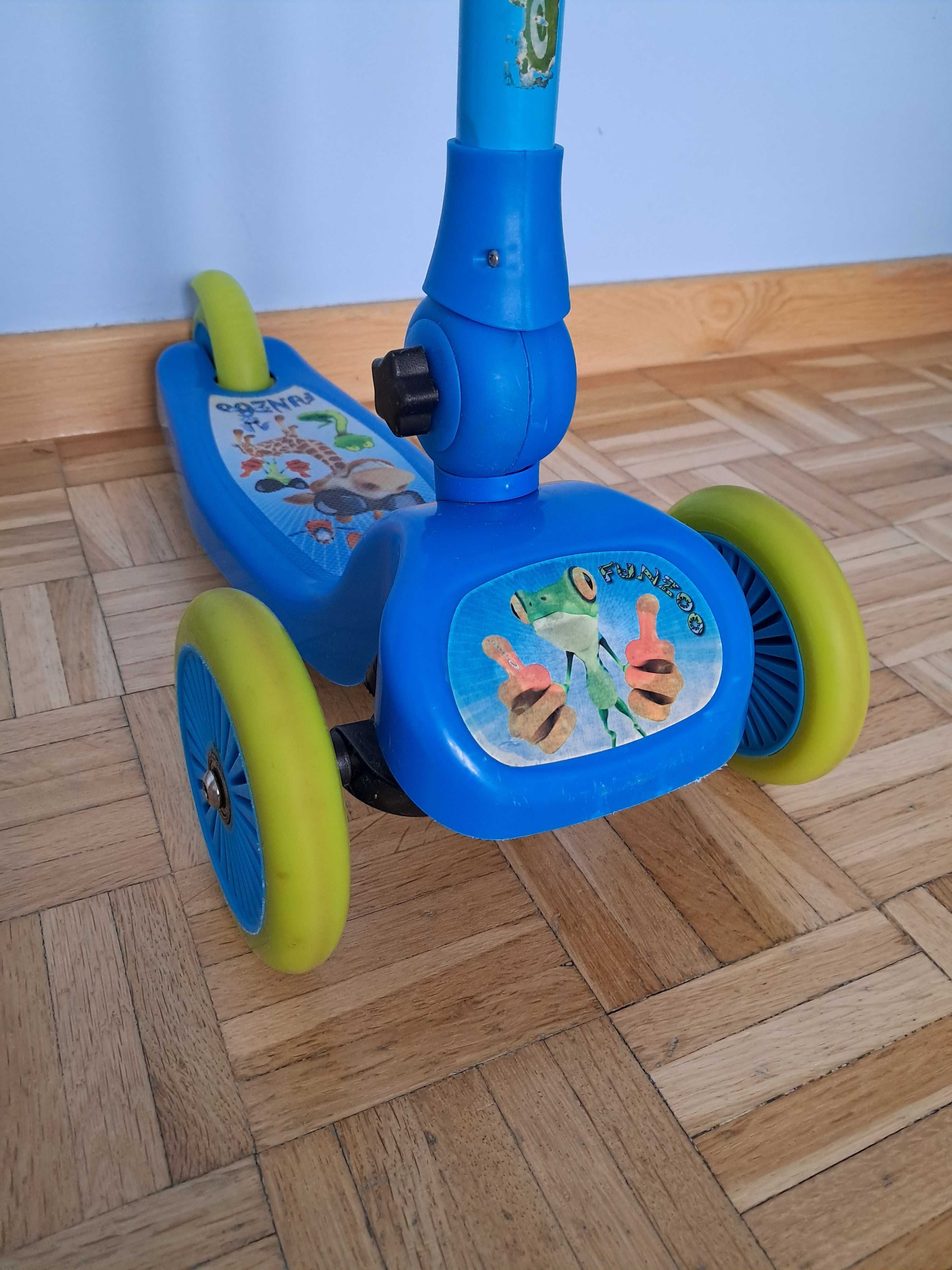 Spokey hulajnoga trójkołowa twist and roll Funzoo