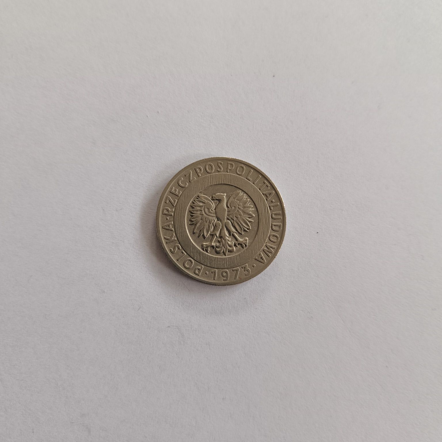 Moneta 20 złotych kłosy wieżowiec 1973