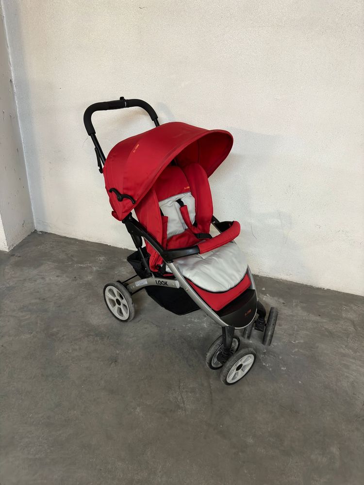 Conjunto passeio bebé - alcofa, ovo e carrinho