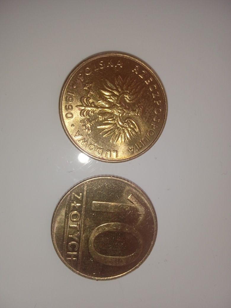 Monety 1 0 zł z 1989-90