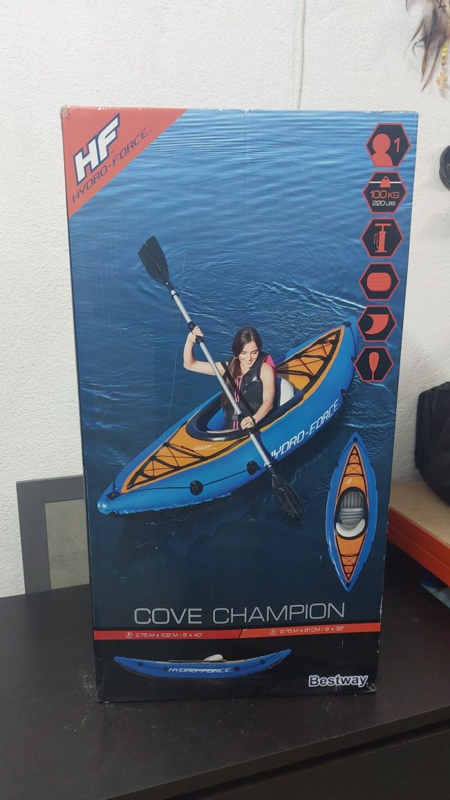 Kayak Insuflável Hidro-Force Cove Champion