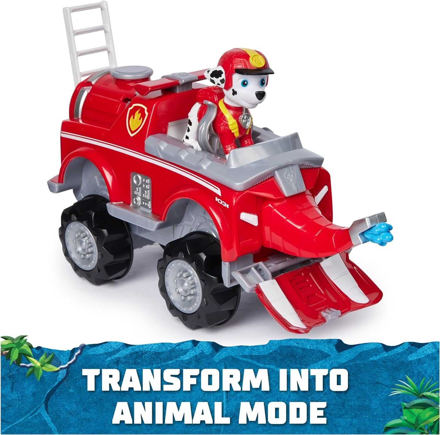 Щенячий патруль у джунглях Машина слон та фігурка Маршала Paw Patrol