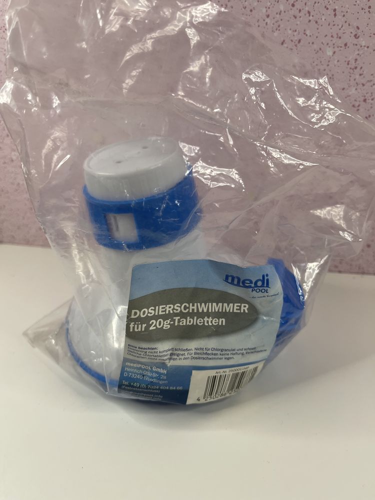 Dosierschwimmer Mini für 20g Tabletten Chlordosierer Chlorboje Dosierh