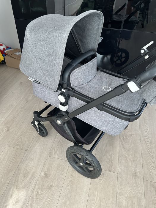 Wózek 2w1 Spacerówka Gondola Bugaboo Cameleon 3 Plus szary czarny