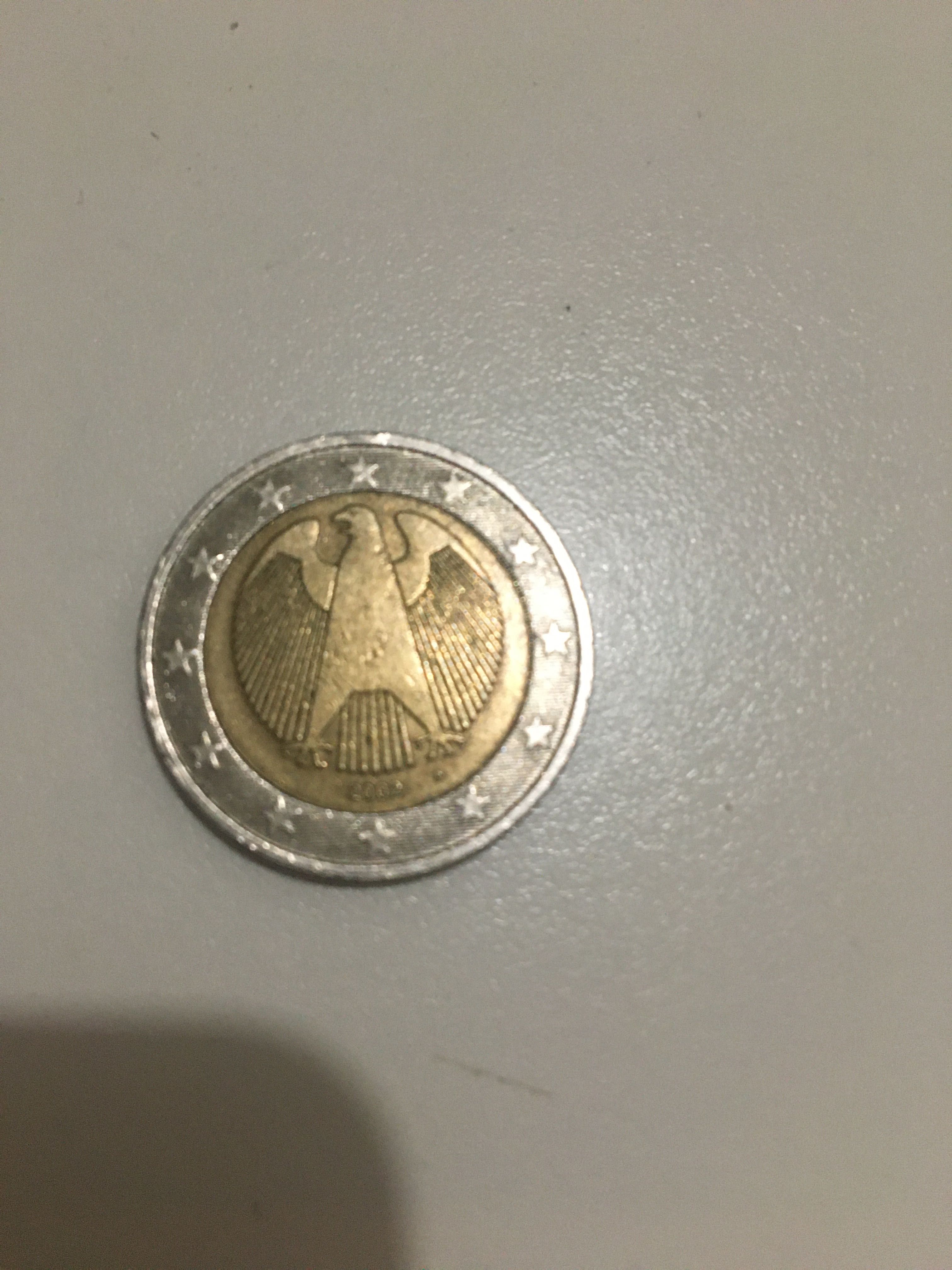 Moeda €2 euros comemorativa de 2002 Duitsland