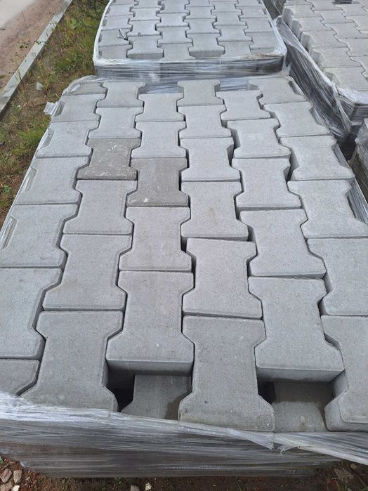 Kostka polbruk Habeton 8 cm szara nowa 80m2