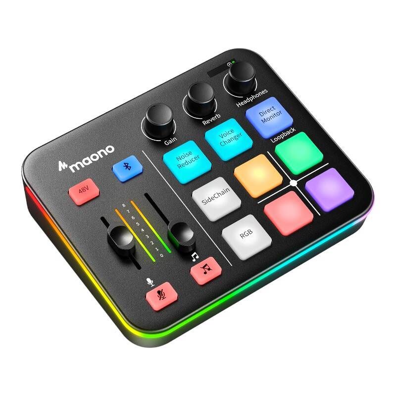 Karta Dźwiękowa Maono G1 Neo Rgb Xlr Do Streamingu I Nagrań