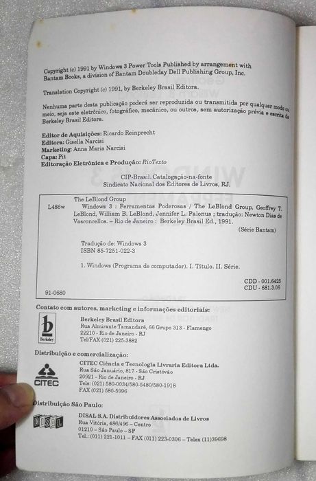 Livro Windows 3 - Ferramentas Poderosas
