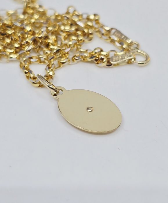 Złota zawieszka Medalik próba 585 14k