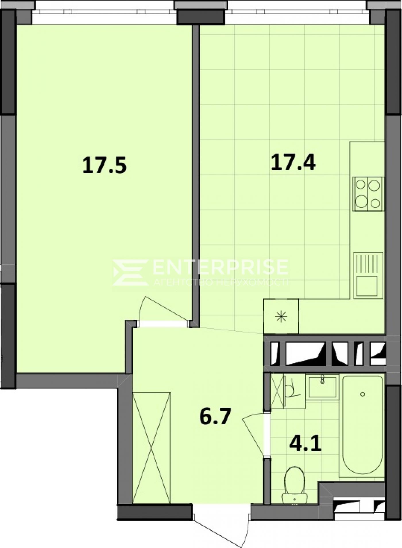 Продаж 1к квартири в ЖК Діброва Парк вул. В. Некрасова