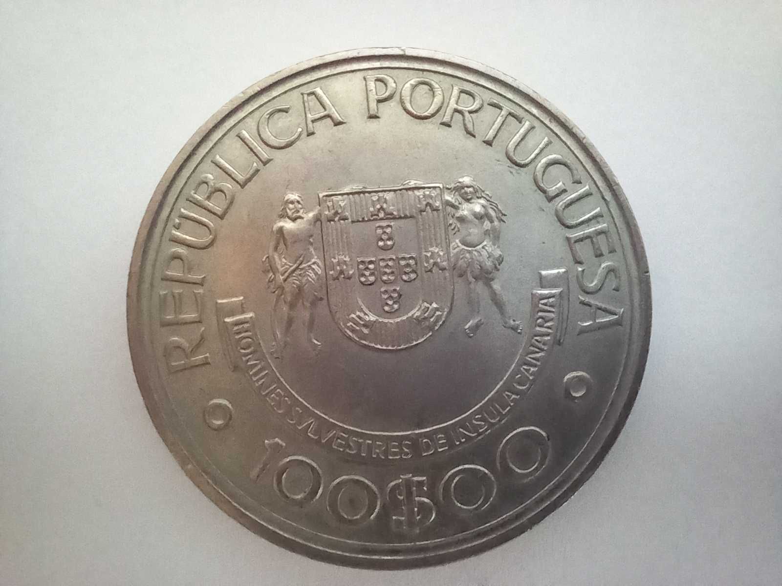 Portugal 100 escudos, 1989 - Canárias