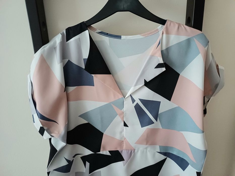 Sukienka w geometryczne wzory, rozmiar XL