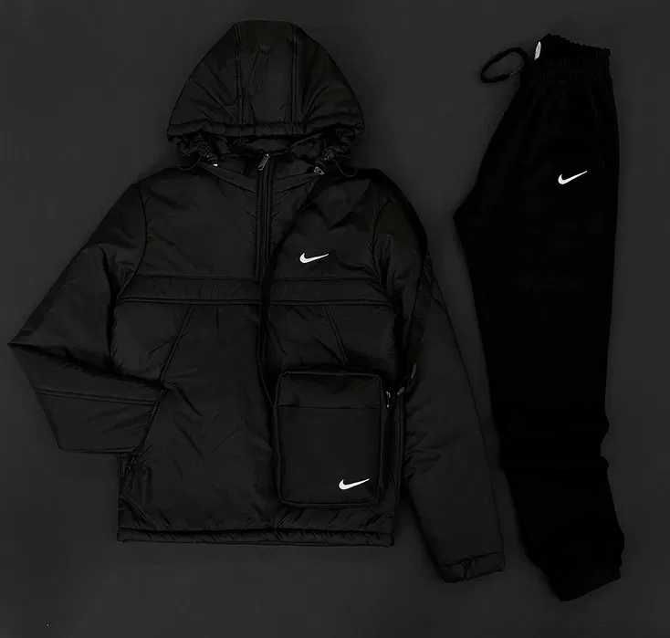 Костюм мужской Nike анорак штаны сумка теплый осенний зимний найк