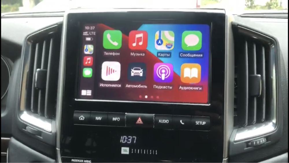 Установлю CarPlay , Android Auto в Toyota Land Cruiser 200