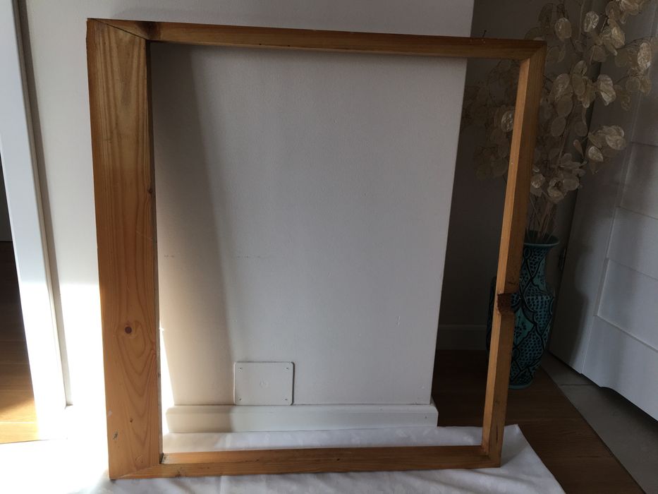 rama drewniana na 3 zdjęciach