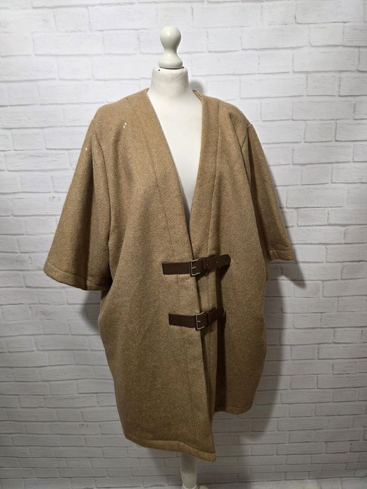 Płaszcz 40 42 camel karmel