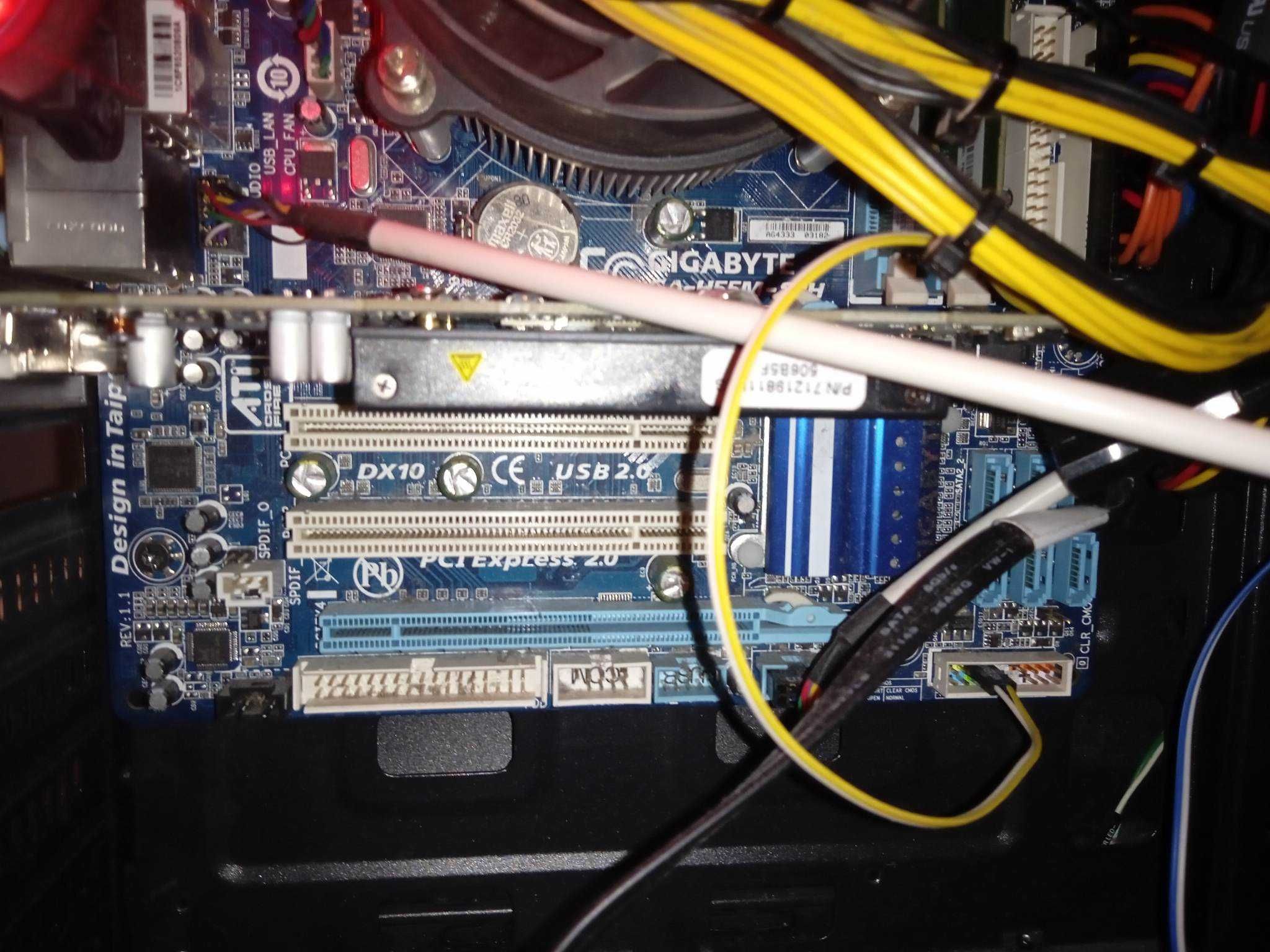 Plyta glowna + procesor z chłodze + 8gb ram+ Karta graficzna SUPERSTAN
