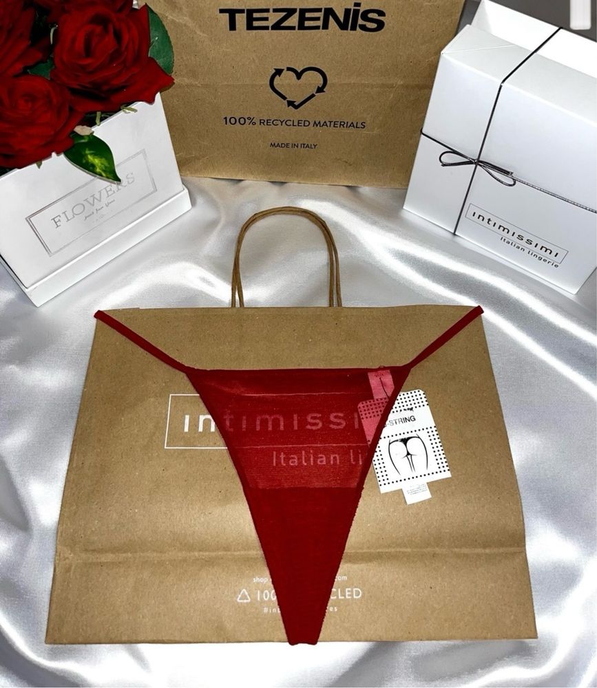 Nowe (z metką) Tezenis s/36 majtki stringi, intrygujące