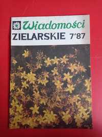 Wiadomości zielarskie nr 7/1987, lipiec 1987