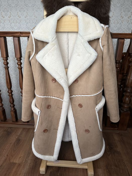 Жіноче замшева дубльонка