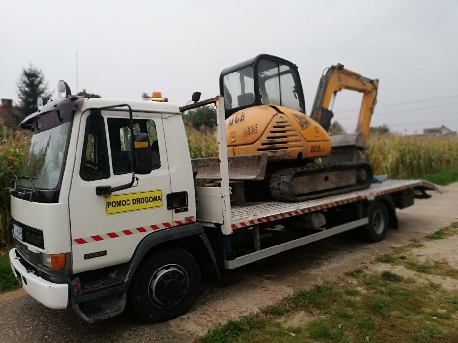 Transport maszyn  budowlanych do 9.5t ciągników wózki widłowe traktory