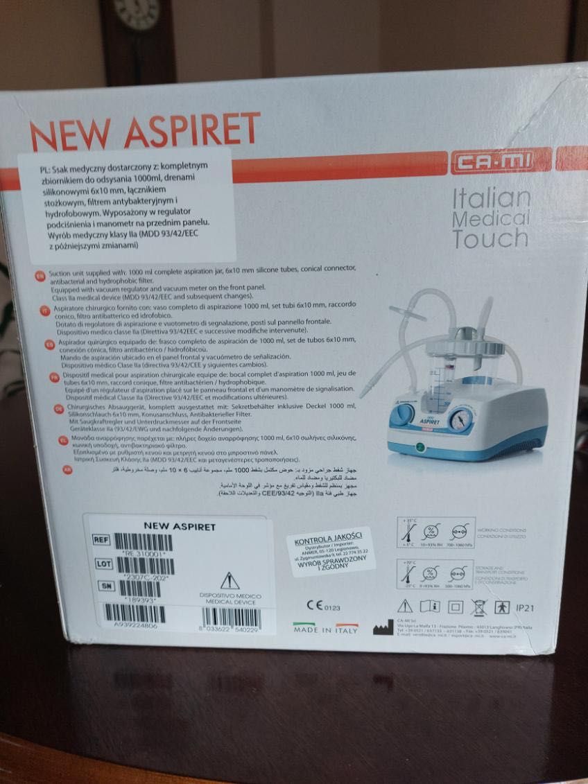 Ssak medyczny  NEW ASPIRET