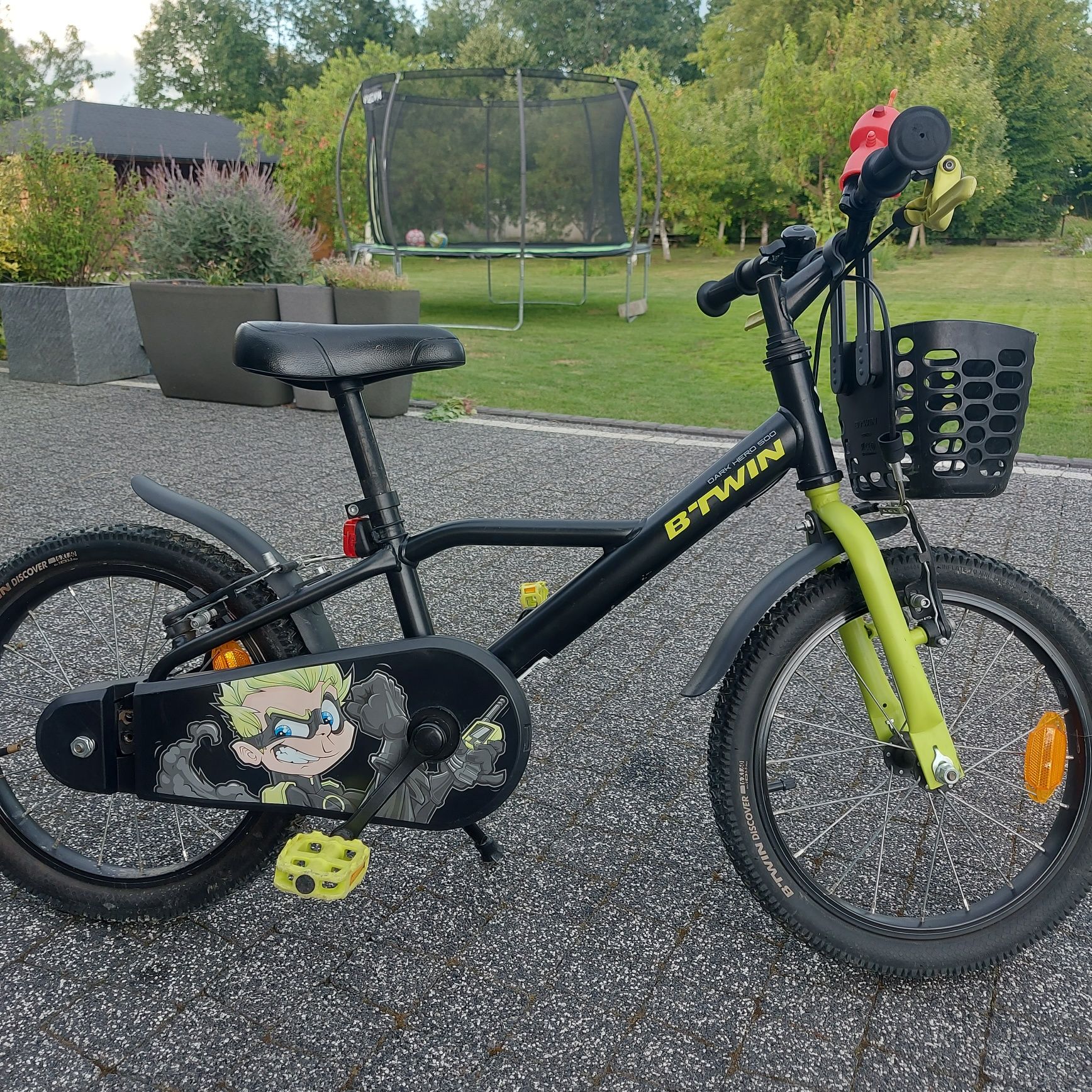 Rower dziecięcy BTWIN, 16 cali, czarny